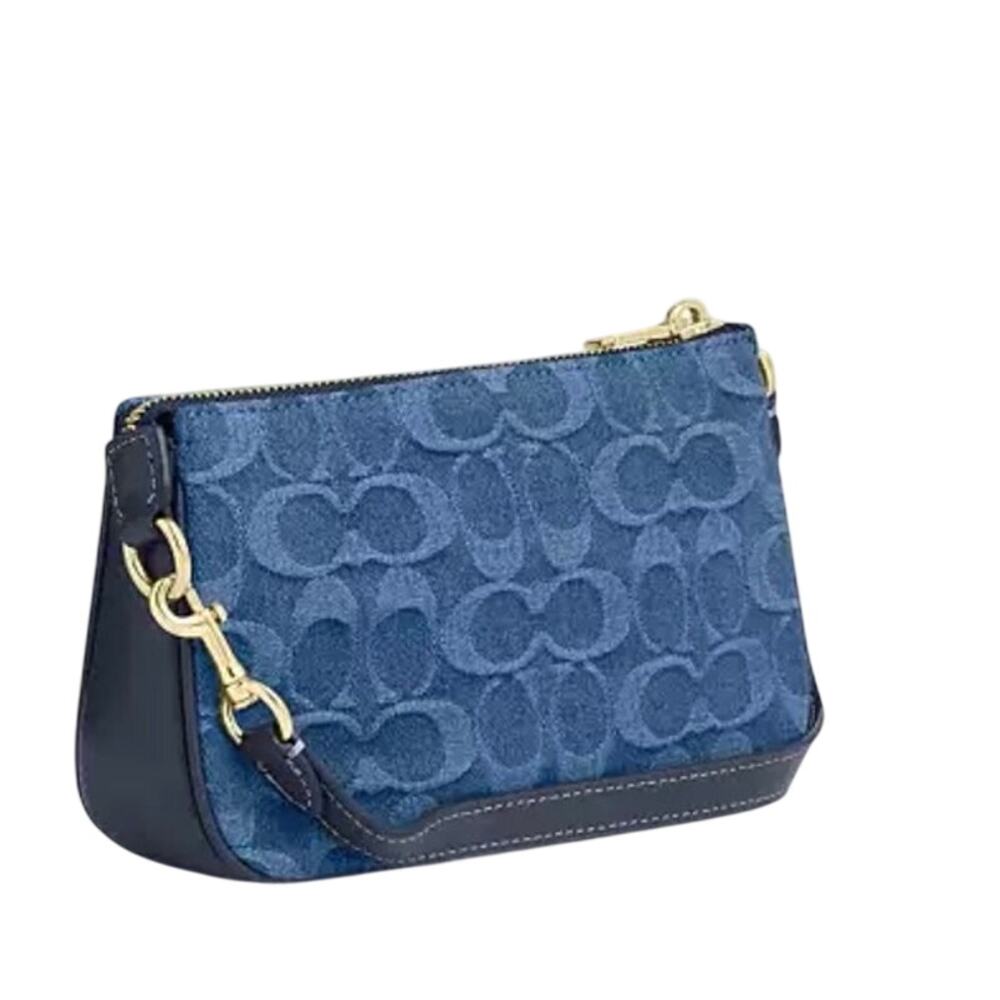 Coach Nolita 19 In Signature Denim NWT - Picture 4 of 7